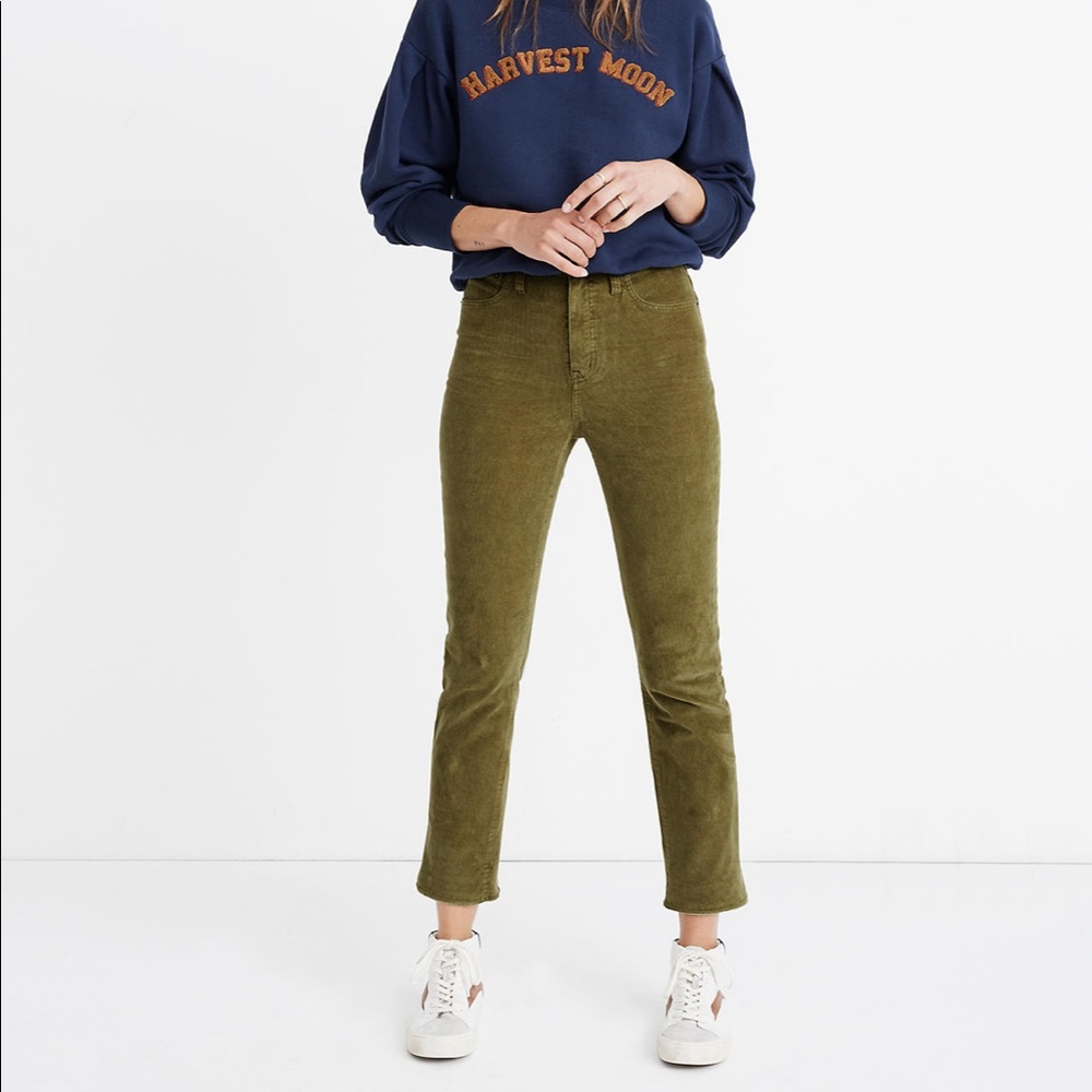 Madewell Classic Corduroy Straight Jeans